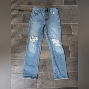 Madewell Distressed Blue Jeans